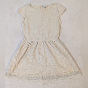 Zara Kids White Lace Dress Girl's Size 11/12